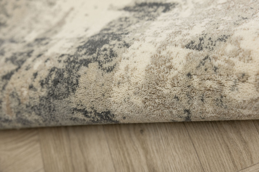 Wełniany Dywan Agnella Isfahan Leno Siwy Beton