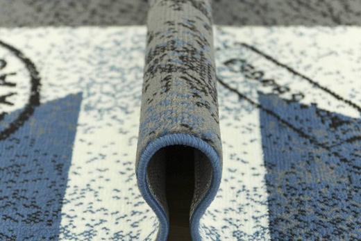 Dywan KIDS 532705/94955 jeans flaga UK