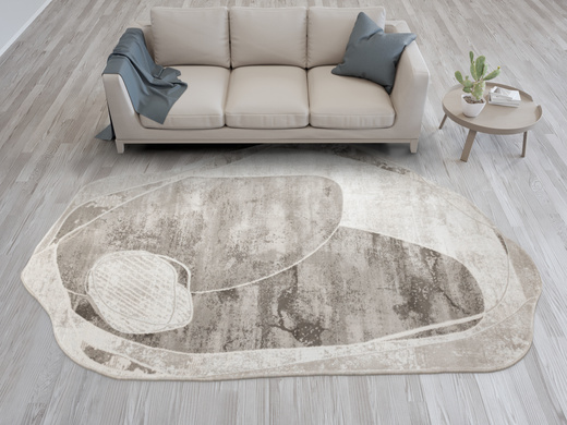 Dywan Selenne GS003A Cream/Beige Szary Beżowy Ksztalt