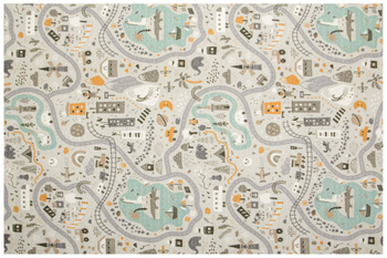 Pastelowy Dywan Dziecięcy Uliczki 04