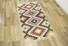 Dwustronny Dywanik Chodniczek Kilim Gold Aztecki Etno Romby 