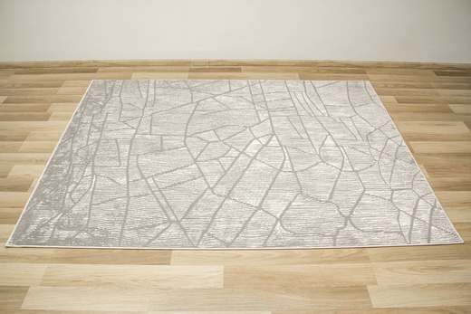 Dywan Opal F438A grey/cream Srebrzysty Szary Krem Tynk