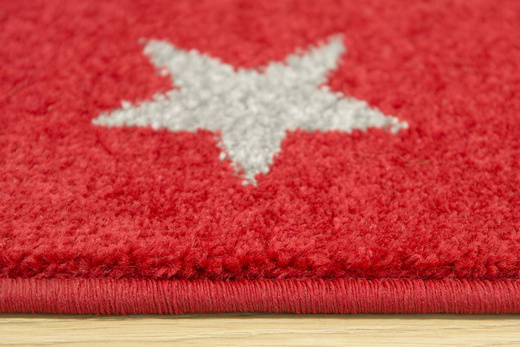 Dywan Fushe 2327 red/black Gwiazdy Czerwony Czarny