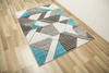 Dywan Amelia A632A grey/turquoise Szary Turkusowy Linie Paski Kreski