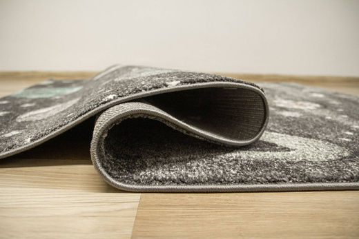 Dywan Lima C288A d.grey/l.grey Szary Kremowy Planety Gwiazdy Kosmos