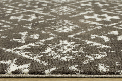 Dywan Karof 2619A brown/white 23 Brązowy Krem Etno