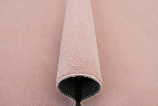 Dywan Plush Rosa Antypoślizgowy Pudrowy Róż Rabbit