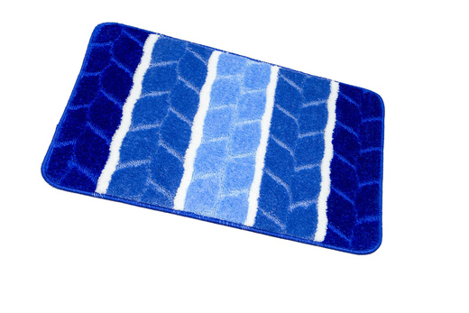 Komplet 3-częściowy Łazienkowy Fano Niebieski Paski