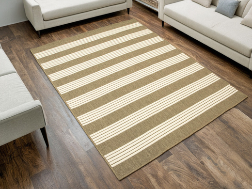 Dywan Dwustronny Sznurkowy Brussels 205617/10210 coffee Outdoor