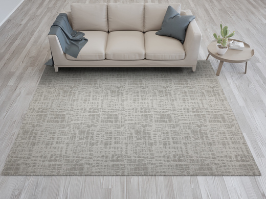 Wykładzina Pętelkowa Traffic 71 Szary Kratka Melanż szerokość 4 m