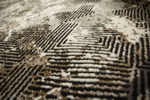 Dywan Studio E621A Szary Czarny Beż Tynk