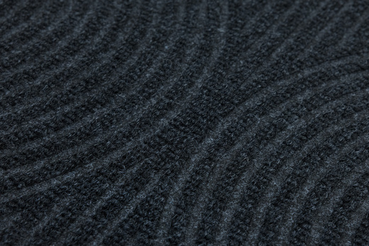 Wycieraczka Antypoślizgowa Tłoczona T-025 Grafit Półkola