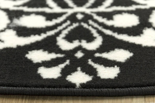 Okrągły Dywan Luna 503788/50944 black