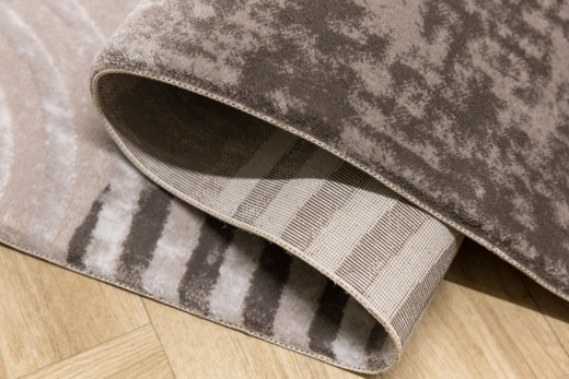 Dywan Nantes Nantes NT209A Beige/Brown Szarobeżowy Półkola