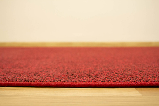 Dywan Pętelkowy Stockholm 35 Czerwony Czarny Melanż