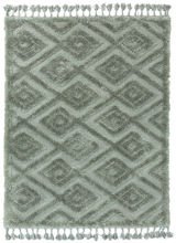 Dywan Berber 6846 l.grey 3D z frędzlami