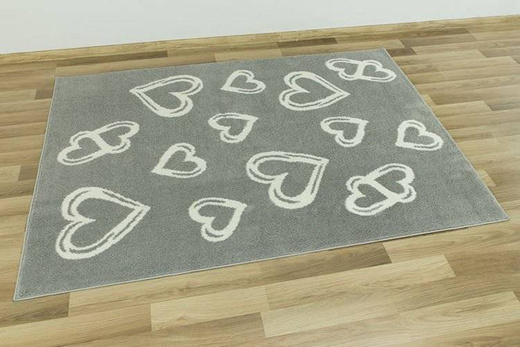 Dywan Shaggy Slim 6923 grey/white serca