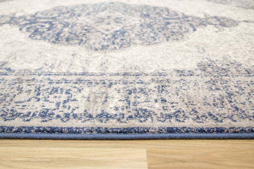 Dywan Ornamentowy Isfahan Zephyr Grey Szary Niebieski