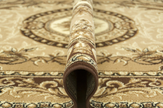 Dywan Gold 042/12A owal Ornament Beż Brąz