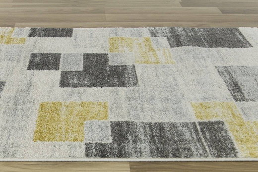 Chodnik Emily 2329A yellow/bone szerokość 80 cm