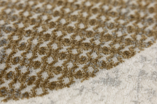 Dywan Verano H555A cream/antrasit Krem Szary Złoty