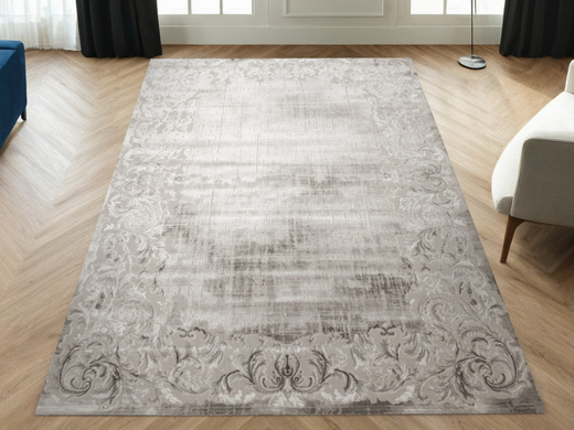 Dywan Nantes NT211A Vizon/Vizon Szarobeżowy Krem Ornament