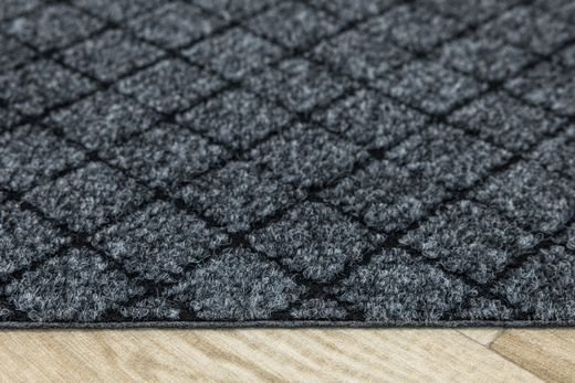 Podgumowany Chodnik Wycieraczka Lider 1402 URB Szary Romby szerokość 100 cm