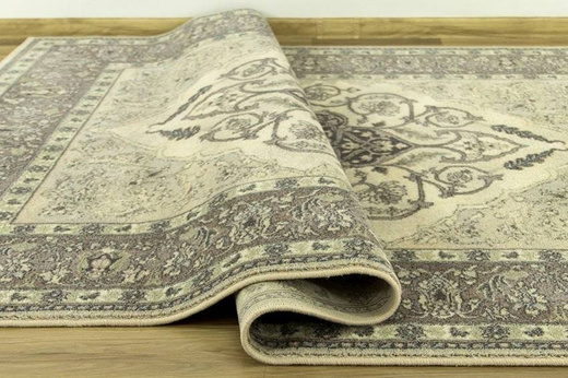 Wełniany Dywan Agnella Isfahan Leyla Alabastrowy Ornament