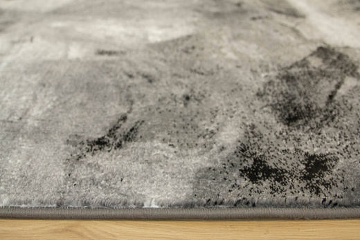 Chodnik Victoria B823A d.grey/l.grey Szary Czarny Przecierany szerokość 70 cm