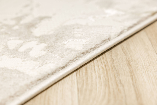 Chodnik Allora Plus B919A cream/cream Marmur Trójkąty Beż Krem Złoto szerokość 120 cm