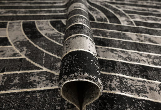 Dywan Kashmir KR158S BlackK/Gold Czarny Złoty Geometria