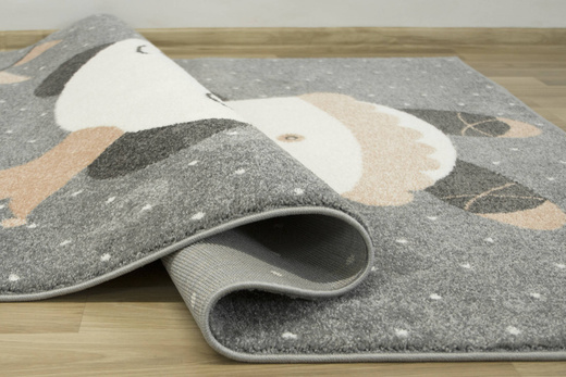 Dywan Dziecięcy Lima C883A l.grey/cream Różowy Szary Baletnica Panda