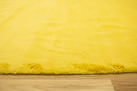 Mięciutki Dywan Bellarossa Rabbit musztardowy