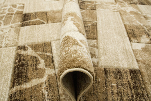 Dywan Amelia B171A cream/beige Beżowy Brązowy Kwadraty