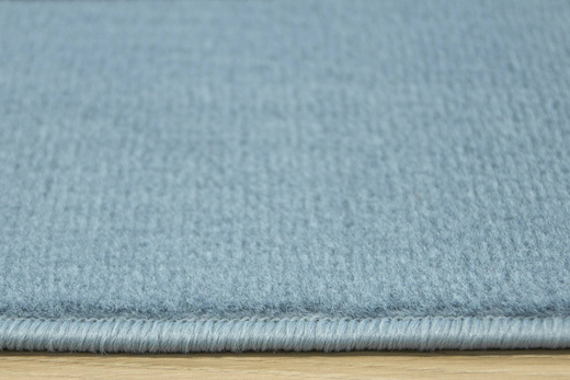 Dywan Kids 534451/94922 sky/blue Jasny Niebieski Czarny Ulice Domki