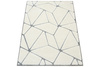 Dywan Shaggy Lula Soft IM87A L.Grey/Bone Romby Trójkąty Krem Szary