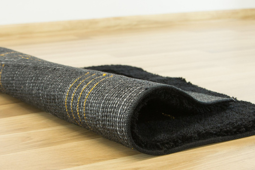 Dywanik do łazienki Jarpol Petra Lurex 51 Czarny