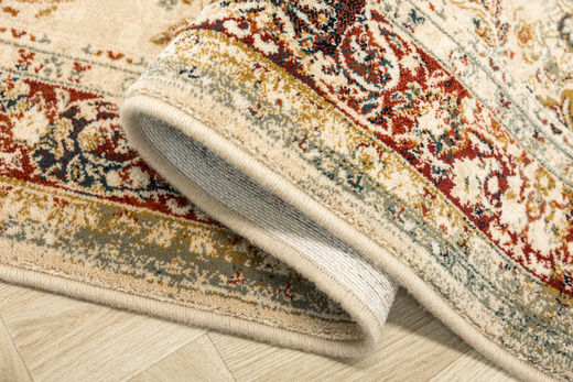 Wełniany Dywan Dywilan Omega Kordoba Koniak Ornament