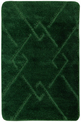 Dywanik Łazienkowy Antypoślizgowy Moreno Dark Green Butelkowa Zieleń Romby