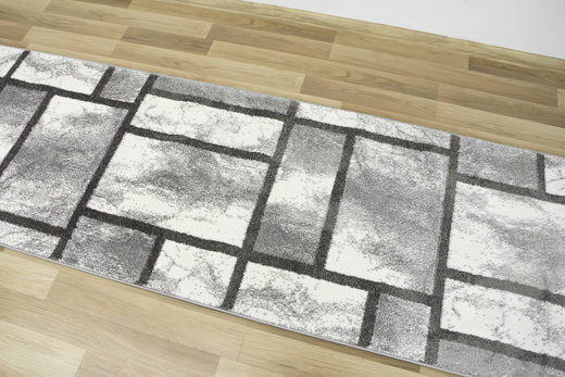 Chodnik Lima 9553A cr/l.g Szary Kremowy szerokość 100 cm