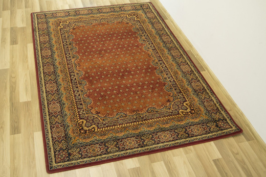 Wełniany Dywan Dywilan Polonia Baron Burgund