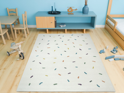 Dywan Dziecięcy Lima M039A cream/blue Krem Kreski