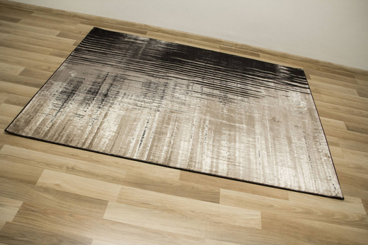 Dywan Studio E103B Szary Czarny Beż Linie