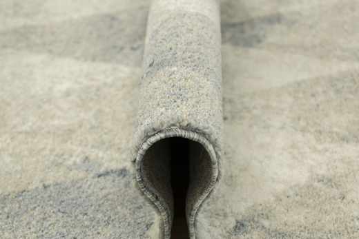 Dywan WORLD 78312/542 Niebieski Beż Krem Trójkaty Przetarty