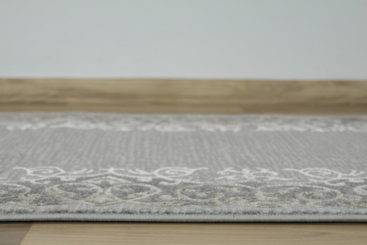 Chodnik galya K3810 grey szary ozdobny ornamentowy szerokość 120 cm