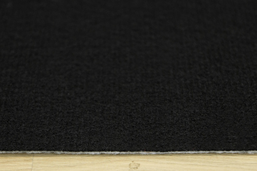 Wykładzina star 77 czarny szerokość 4 m