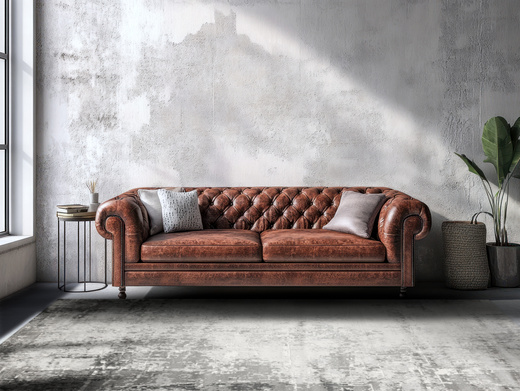 Dywan Nantes NT041G Grey/Grey Szary Beton