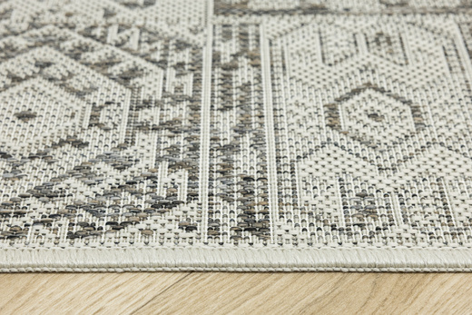 Antypoślizgowy Dywan FLEX 19636/P19 Krem Beż Patchwork