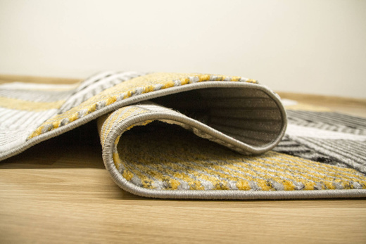 Dywan Amelia A632A grey/d.yellow Szary Żółty Linie Paski Kreski