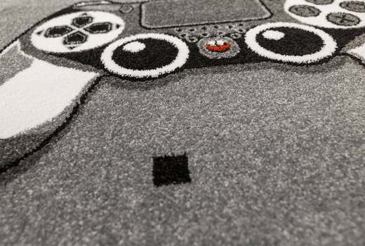 Okrągły Dywan Lima G928A l.grey/d.grey Gamepad Szary